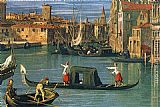 Canaletto The Grand Canal at the Salute Church [detail] painting